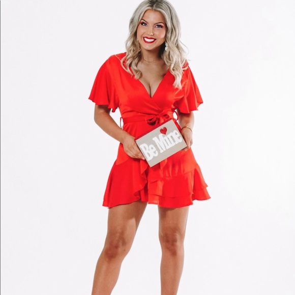 NWT Be Mine Red Dress - Picture 1 of 6